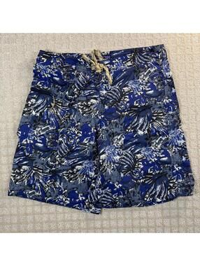 Patagonia Floral Board Shorts Size 33 Blue